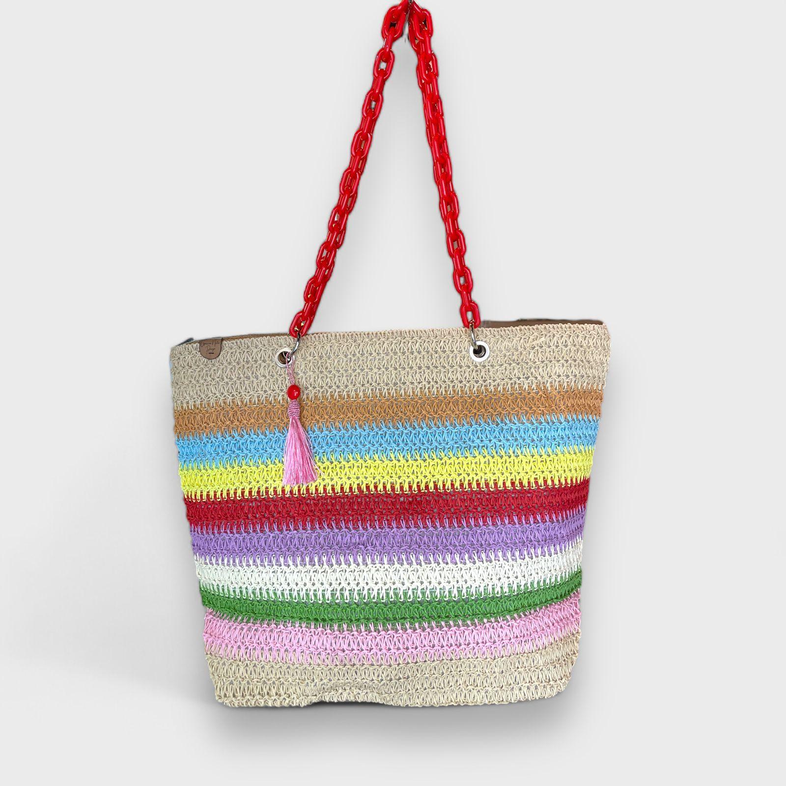 Bolsa Lagoinha (Alça vermelha) - Garcia Neto Design