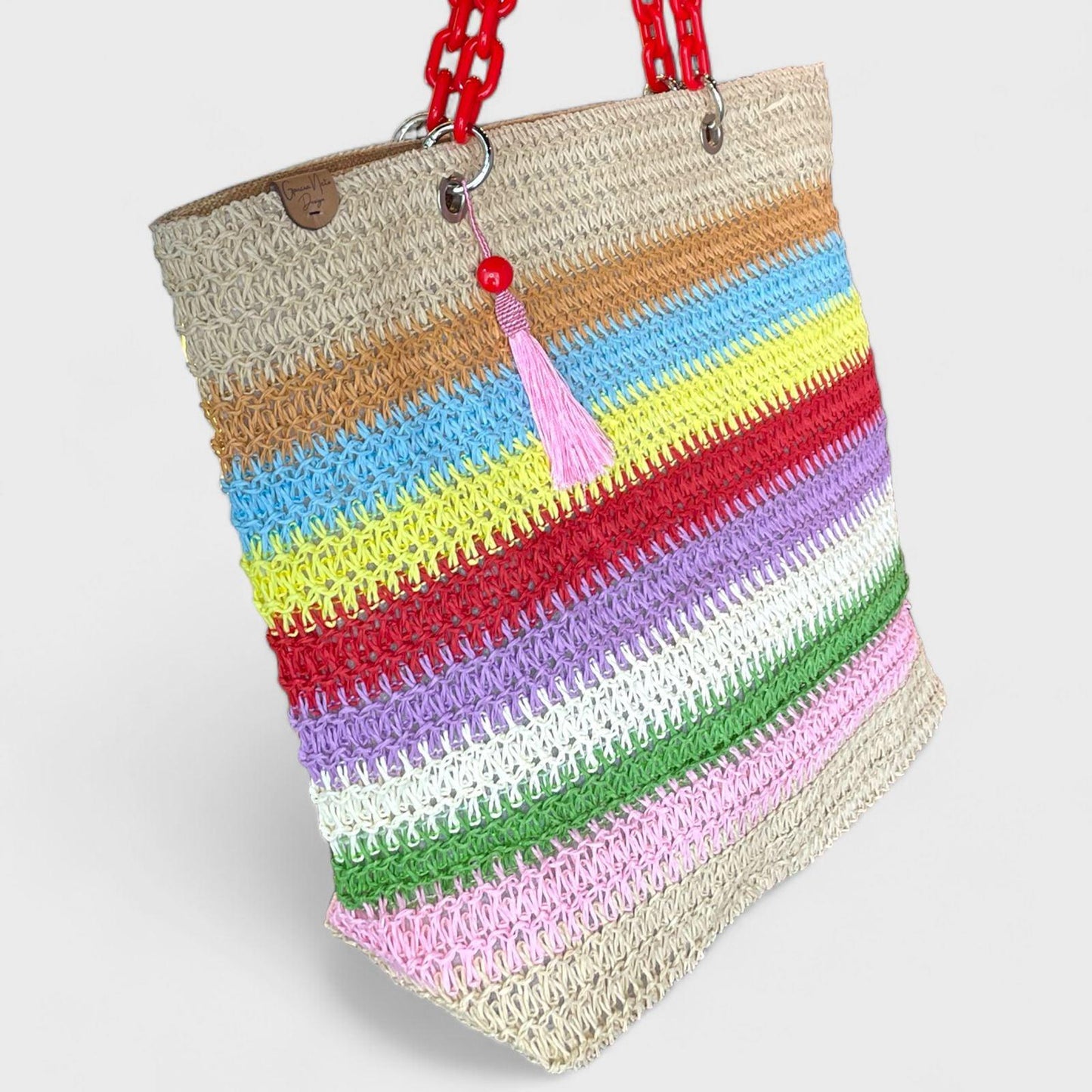 Bolsa Lagoinha (Alça vermelha) - Garcia Neto Design